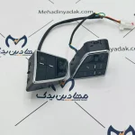 کلیدهای صوتی و کروز کنترل روی فرمان دنا با دسته سیم ایساکو - تصویر 2